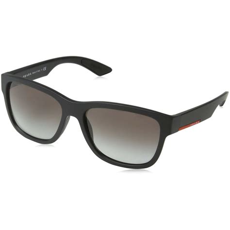 prada linea rossa men's 0ps 54is black rubber grey polarized|Prada Linea Rossa PS 54IS 65 Polar Grey & Black .